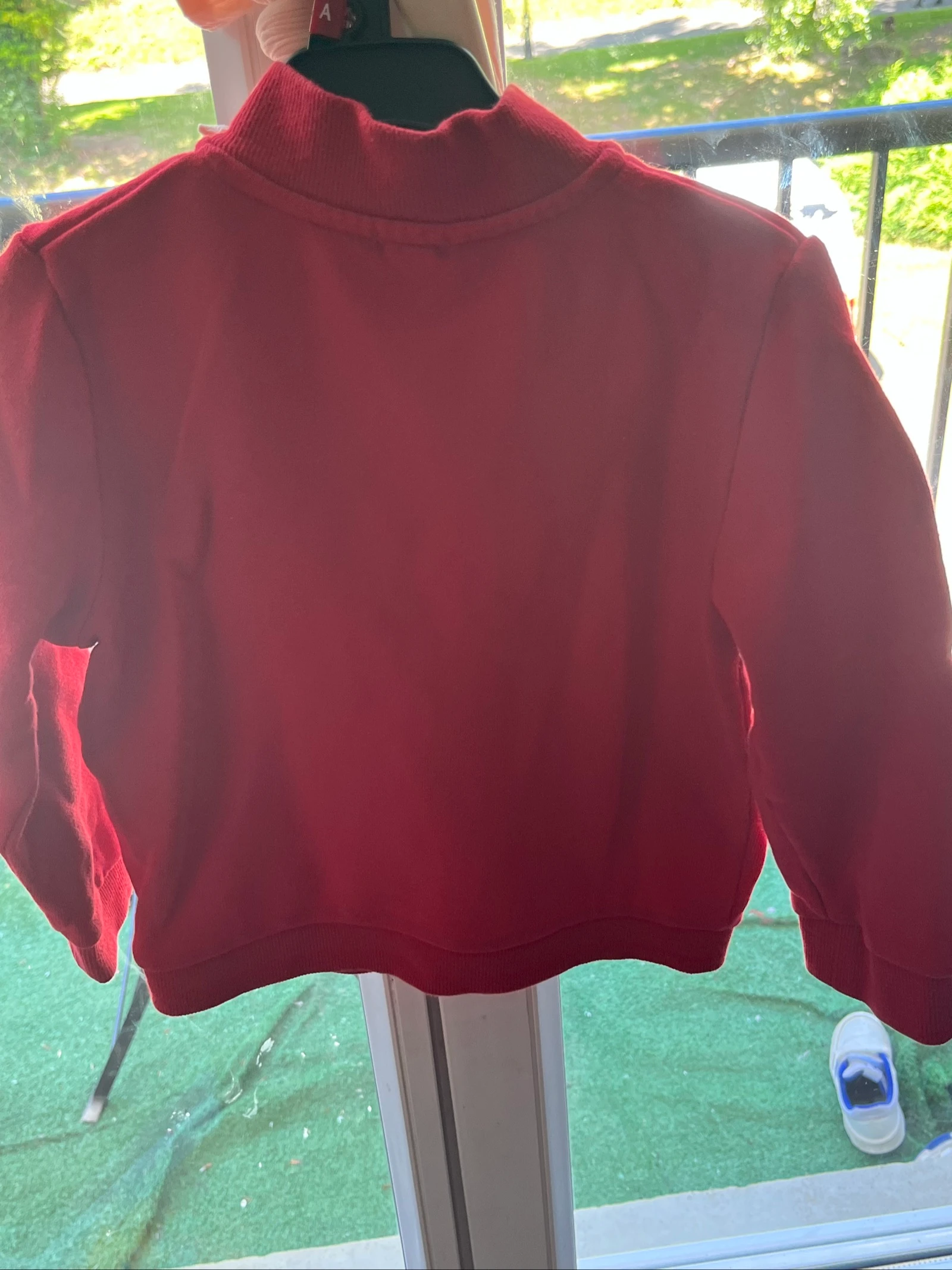 Chaleco con cremallera deportivo rojo Kiabi 3 años (3A) - Muy buen estado – photo 2